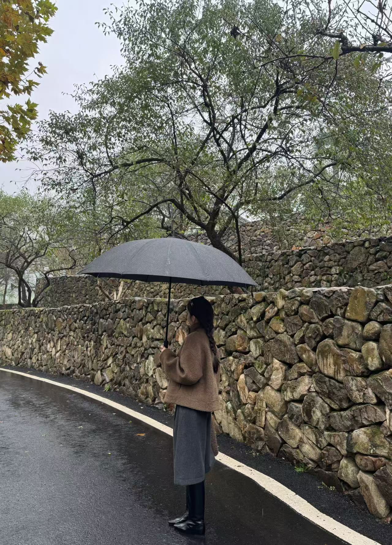 885~伦敦周末～廓形简约韩版高级感60羊毛毛呢外套女冬  