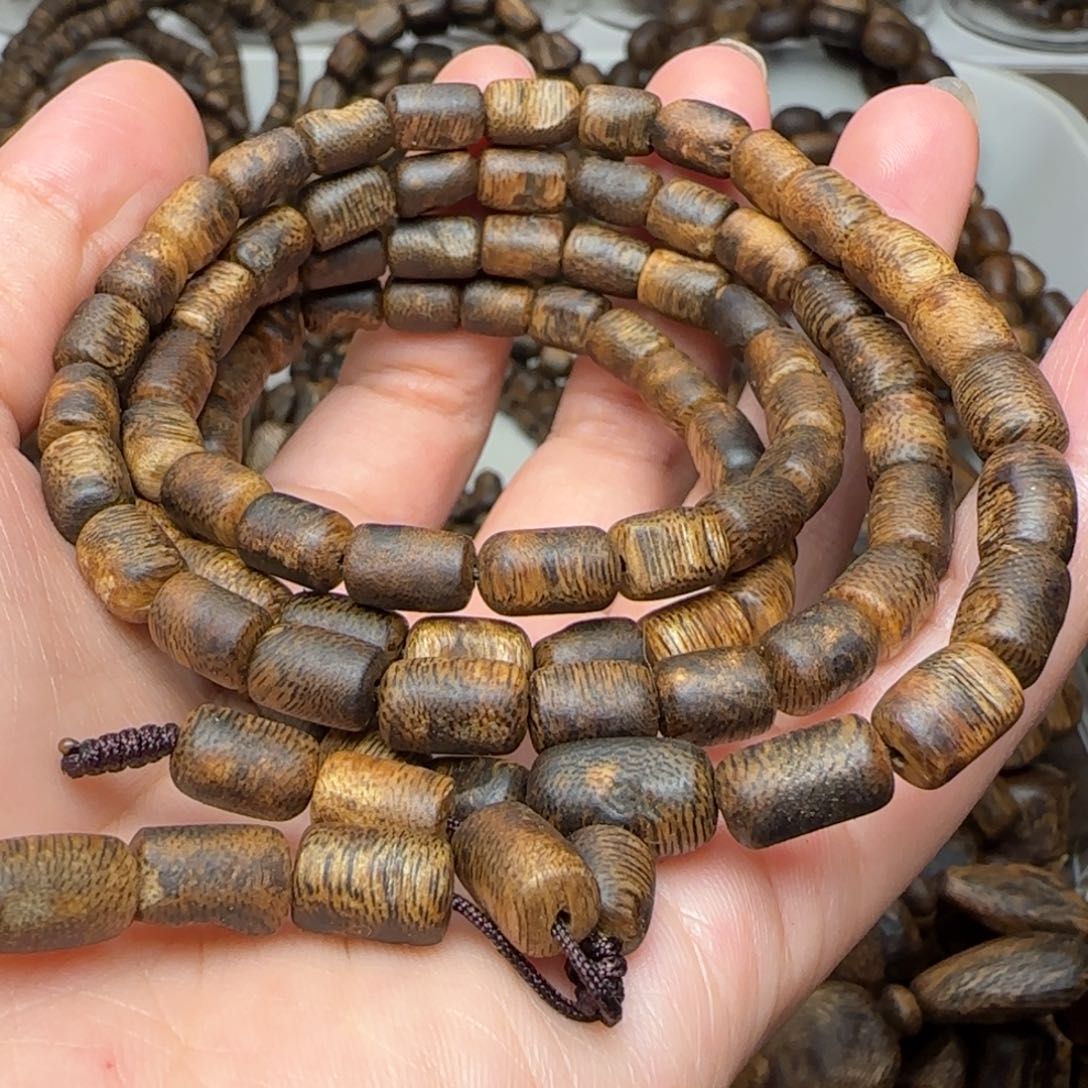 手串沉香多圈小留疤老料17克+