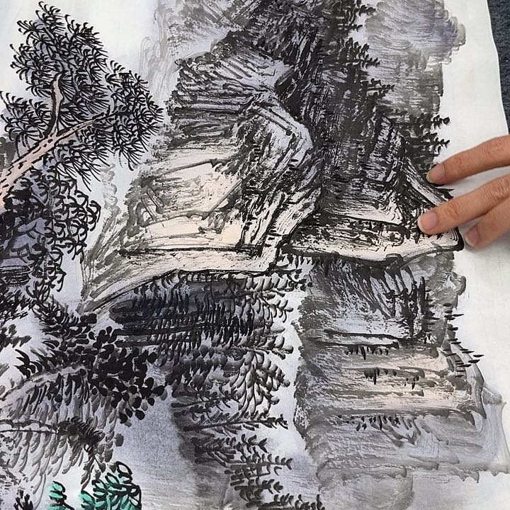 国画纯手绘国画作品批发！