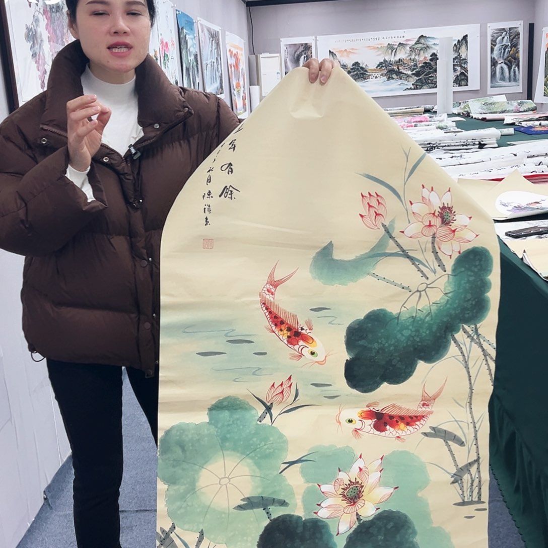 国画宣纸国画纯手绘作品