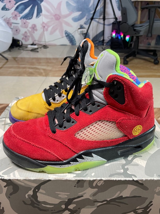 95新 maje 41码260/Air Jordan 5 复古 潮流透气 休闲鞋