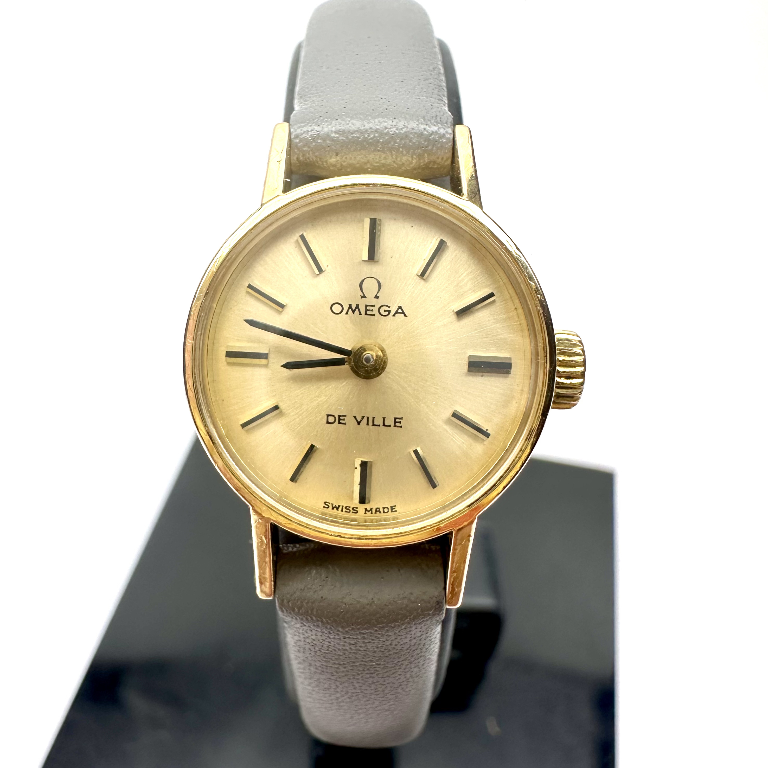 95新 Omega/欧米茄 碟飞系列/女表/手动机械/18mm/单表/5610