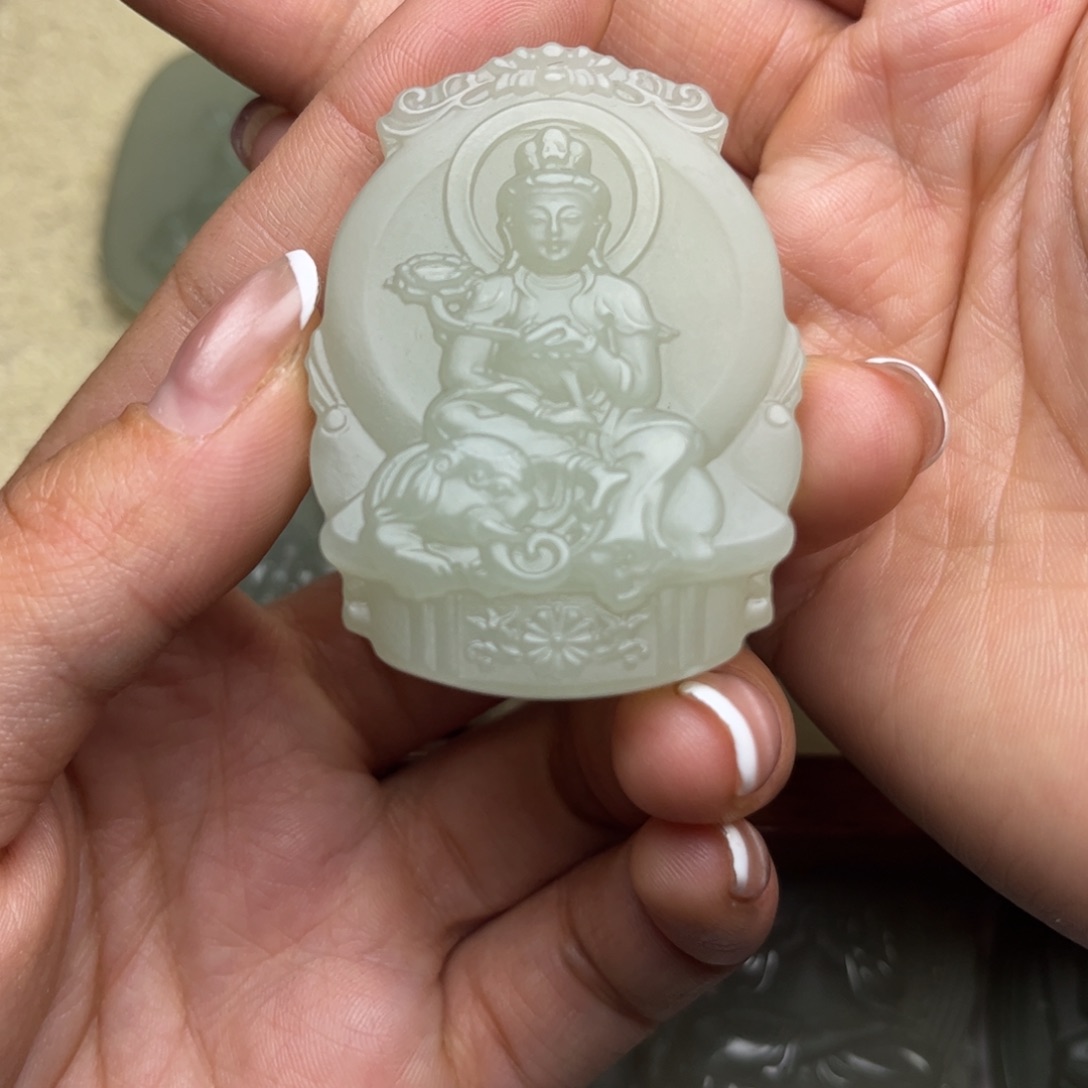 丫***丫定制和田玉精品抛光