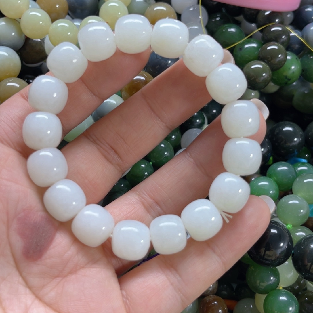 和田玉手链未镶嵌