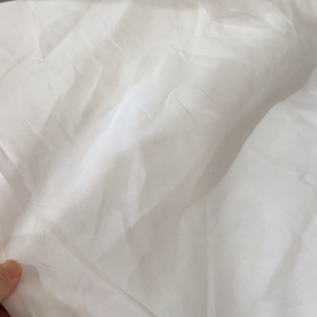 棉品牌原单纯棉平布1米价X1.1米宽板白色硬挺