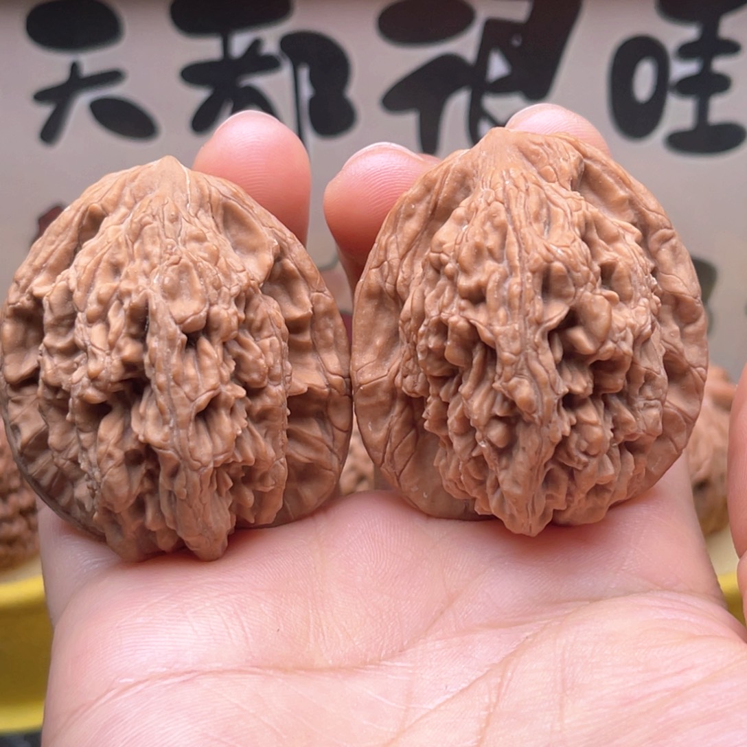 吊坠文玩核桃42麦穗虎头