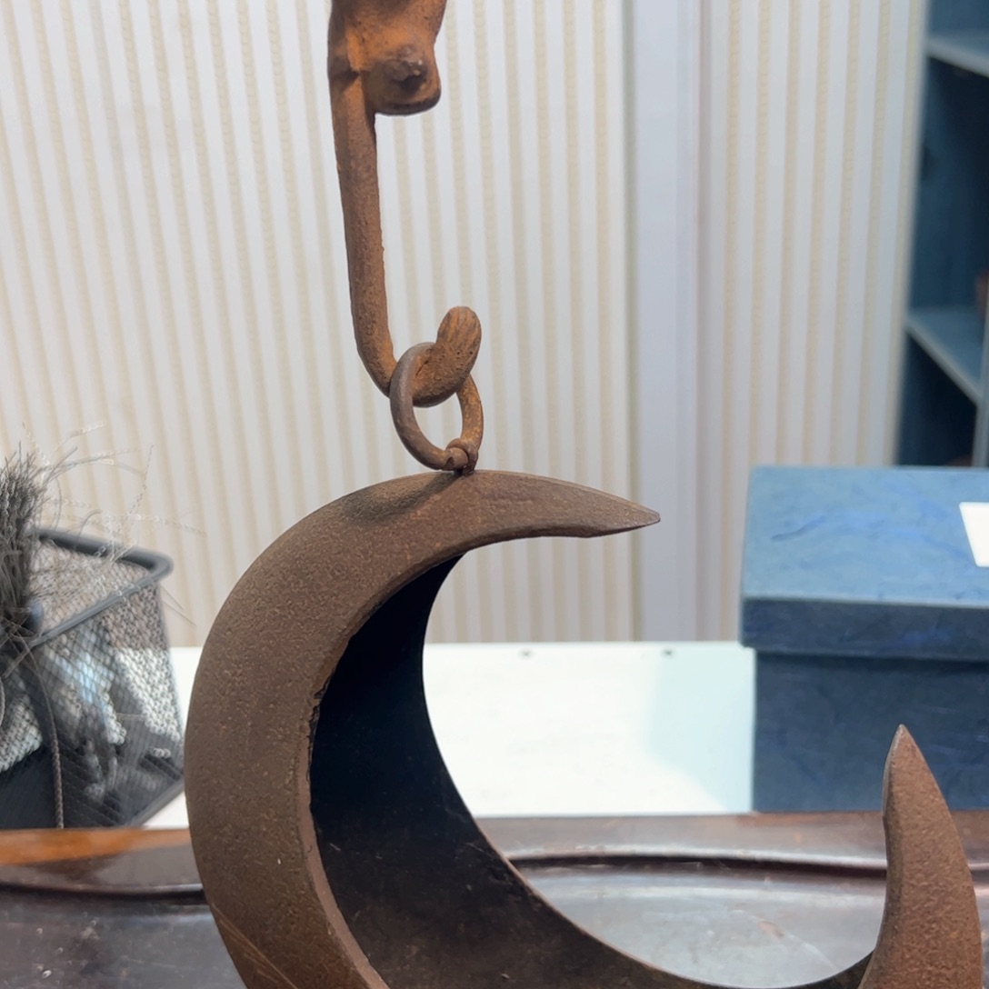 铁花器一个猴子没建山茶道具大号