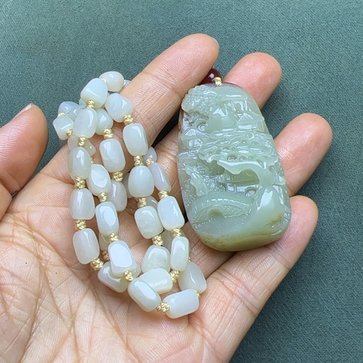 和田玉把件未镶嵌用****8