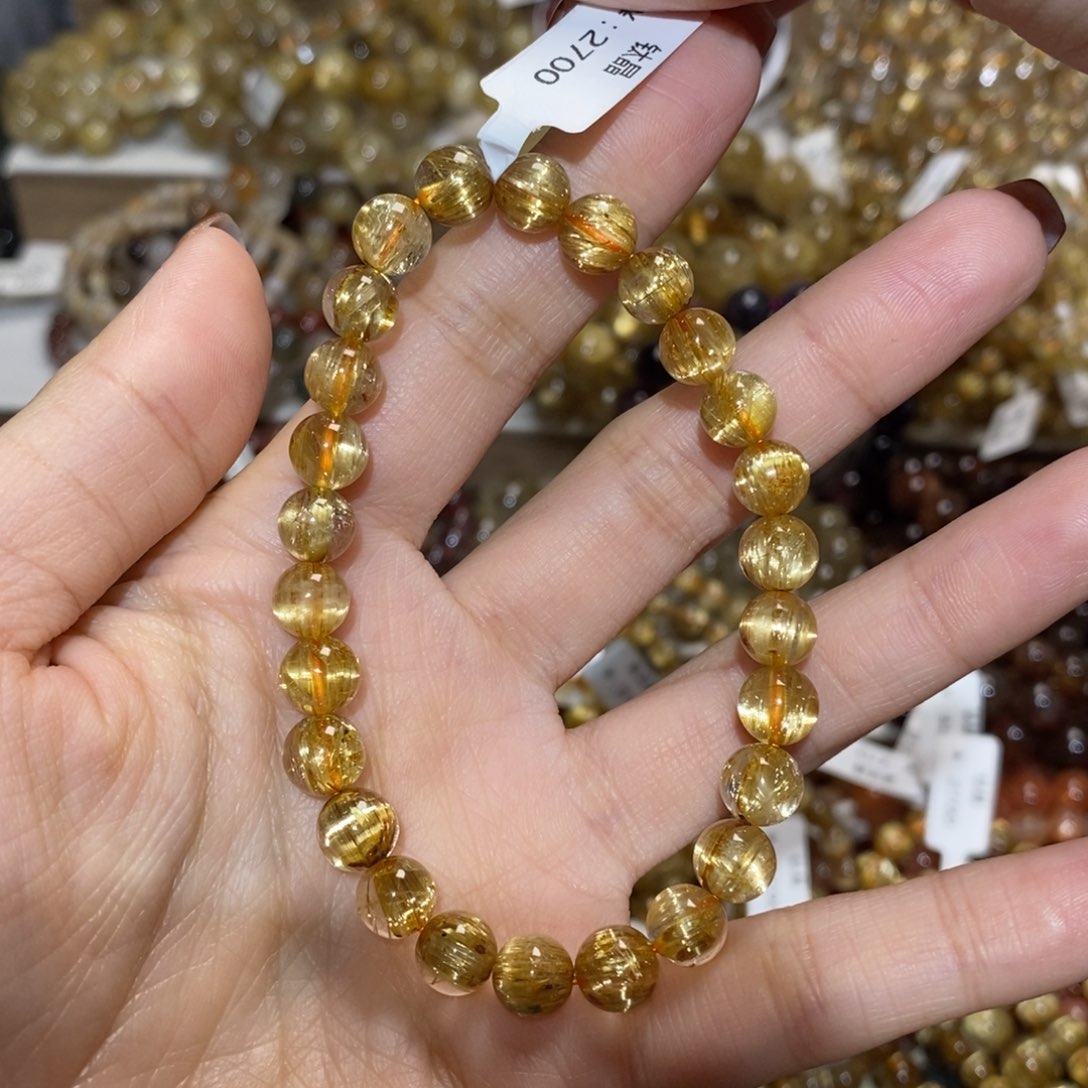 水晶手串未镶嵌手串