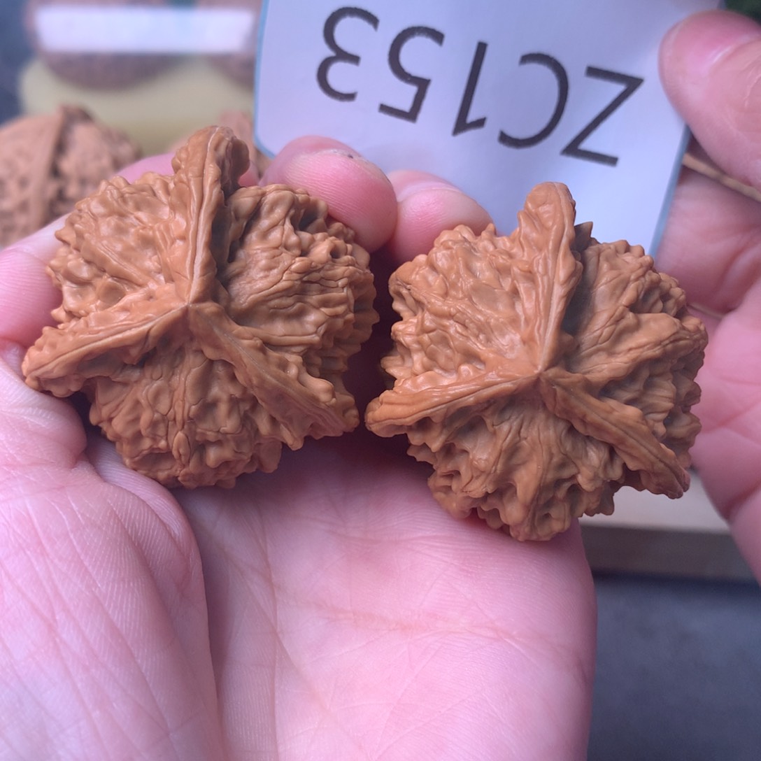 文玩核桃把件毕业盘山肉球正本42