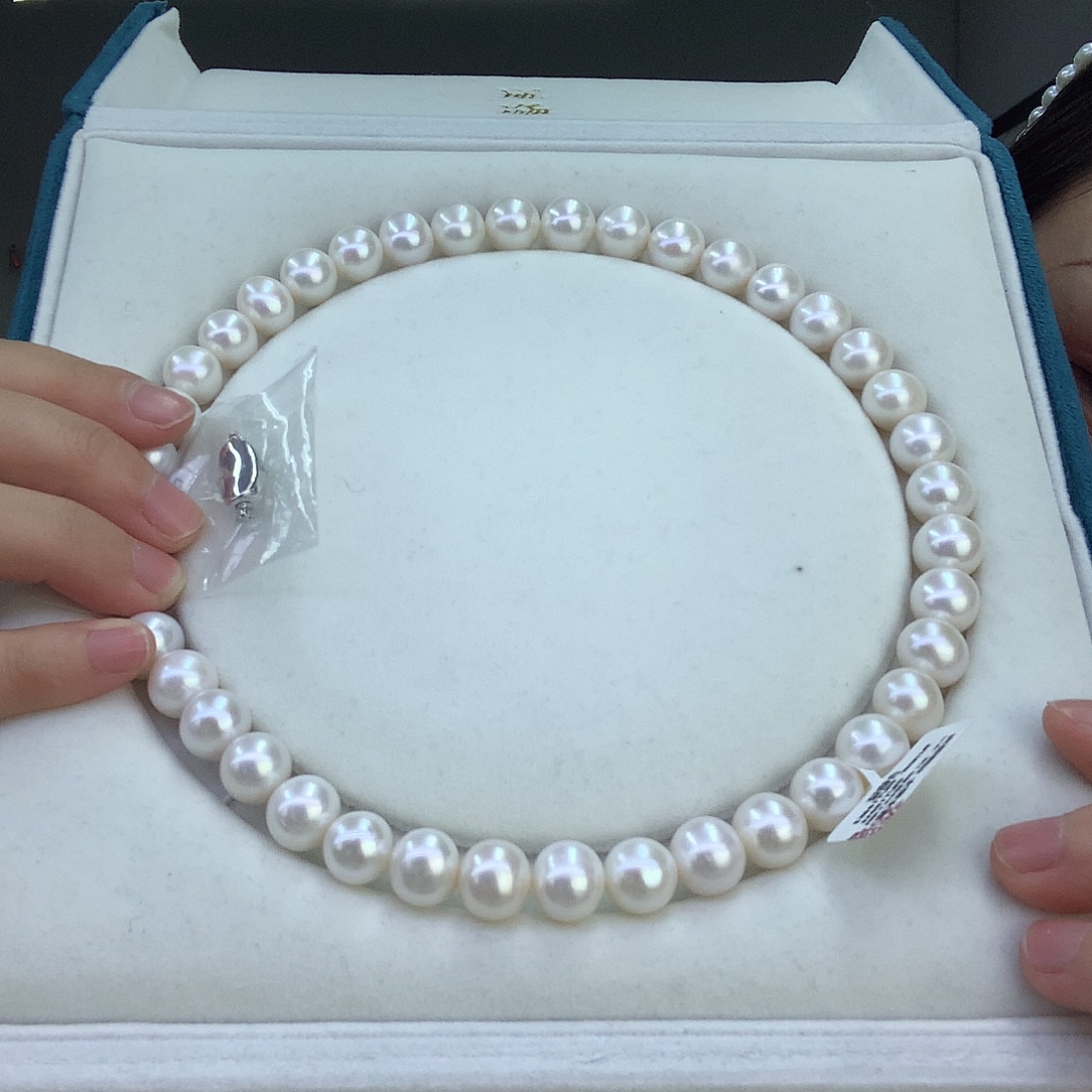 未镶嵌颈饰淡水珍珠无核11-12