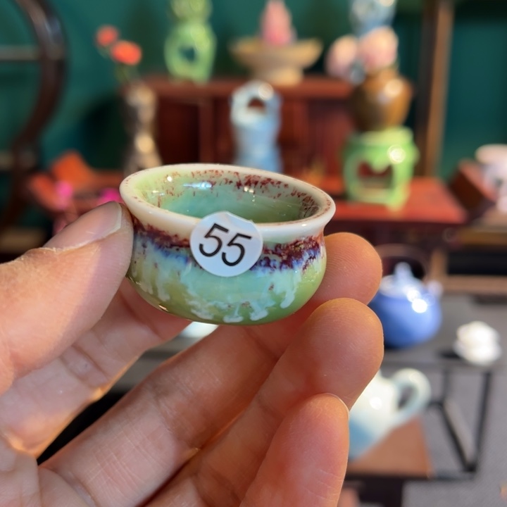 摆件微陶老王迷你花瓶