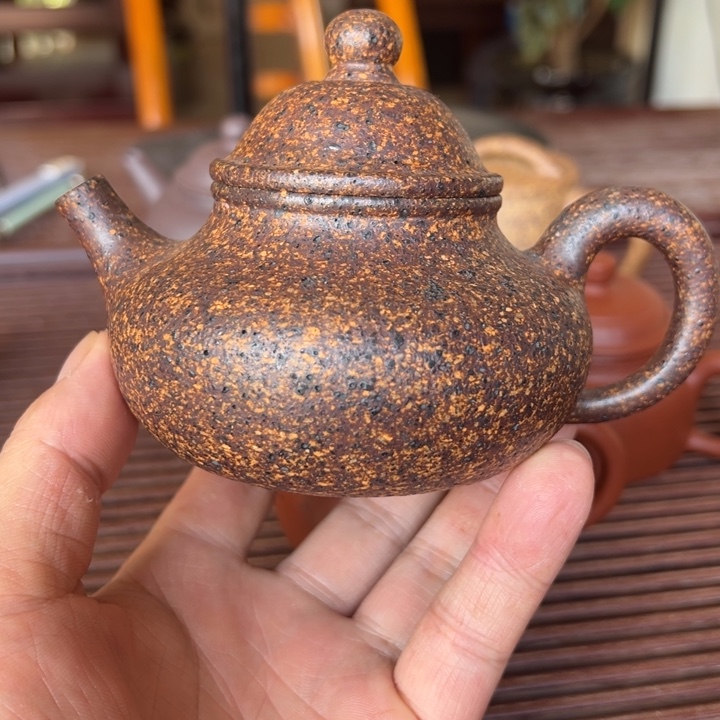 茶壶紫砂黄龙山老段、手磨料