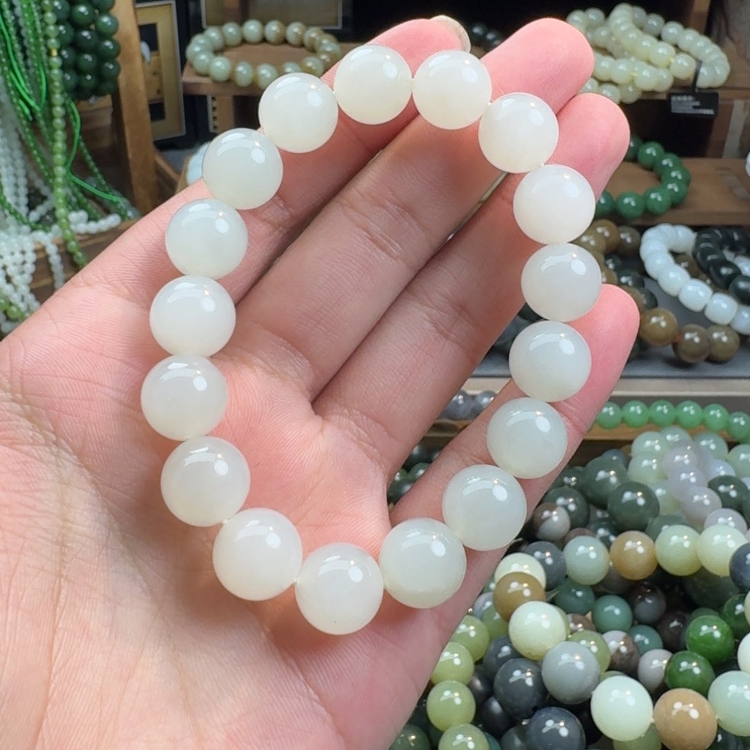 和田玉手链未镶嵌