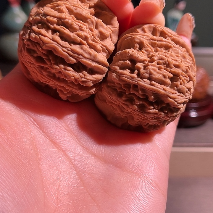 文玩核桃把件全品 白狮子
