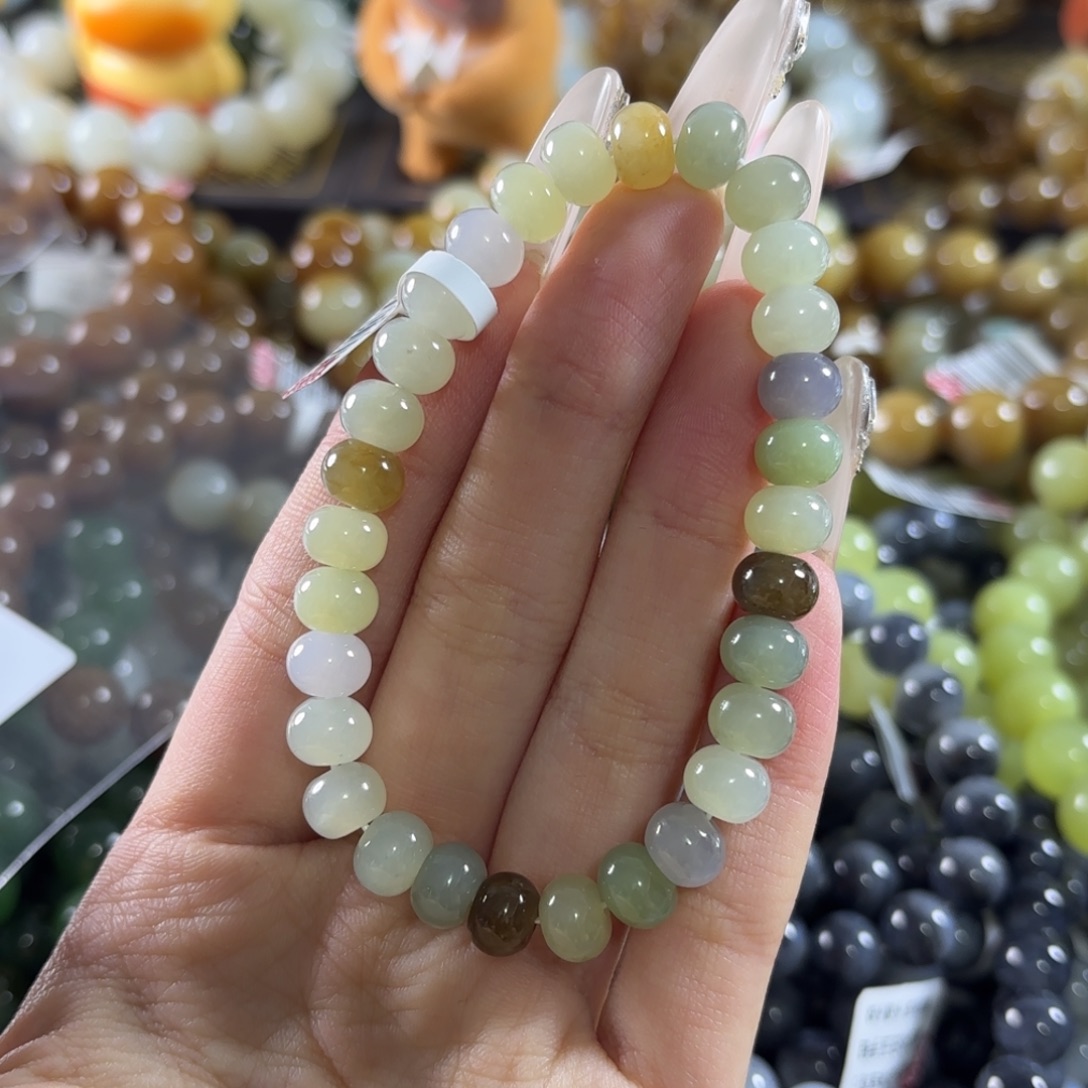 和田玉未镶嵌手链263