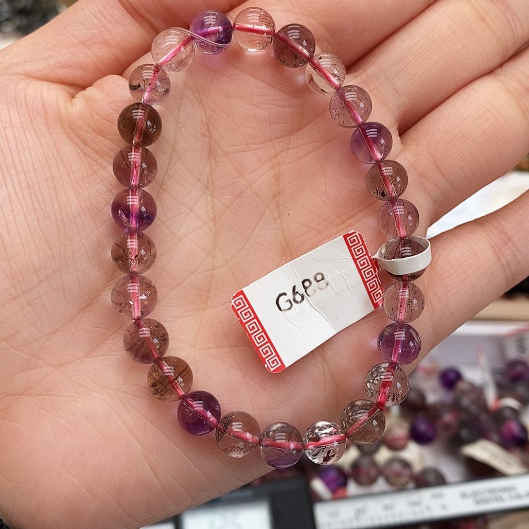 未镶嵌手链水晶G688 超七 7m+