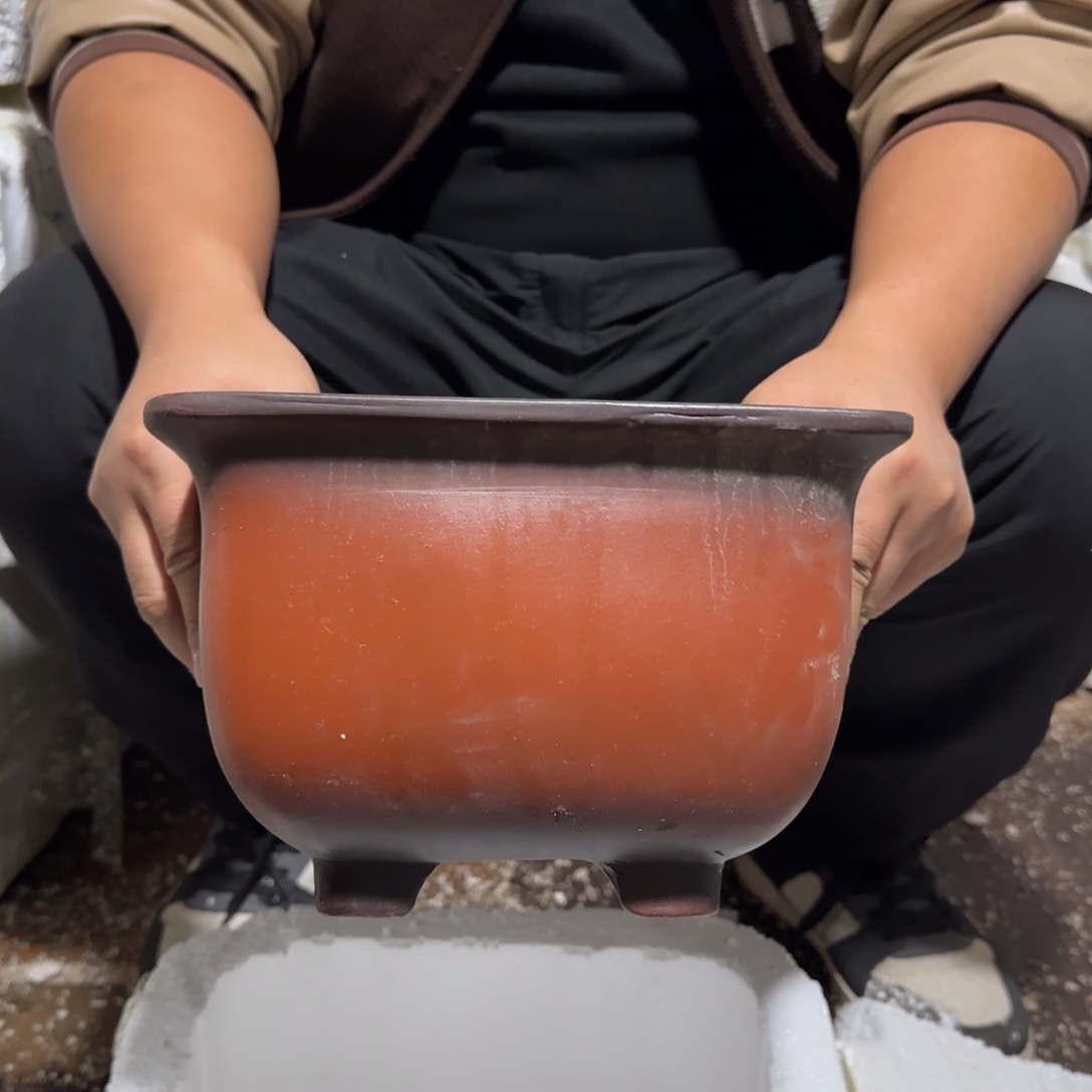 紫砂花盆瑕疵是我最