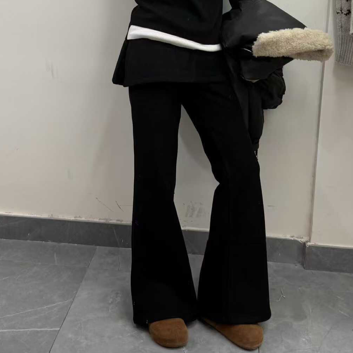 【Hi 妞】加绒微喇屁帘裤