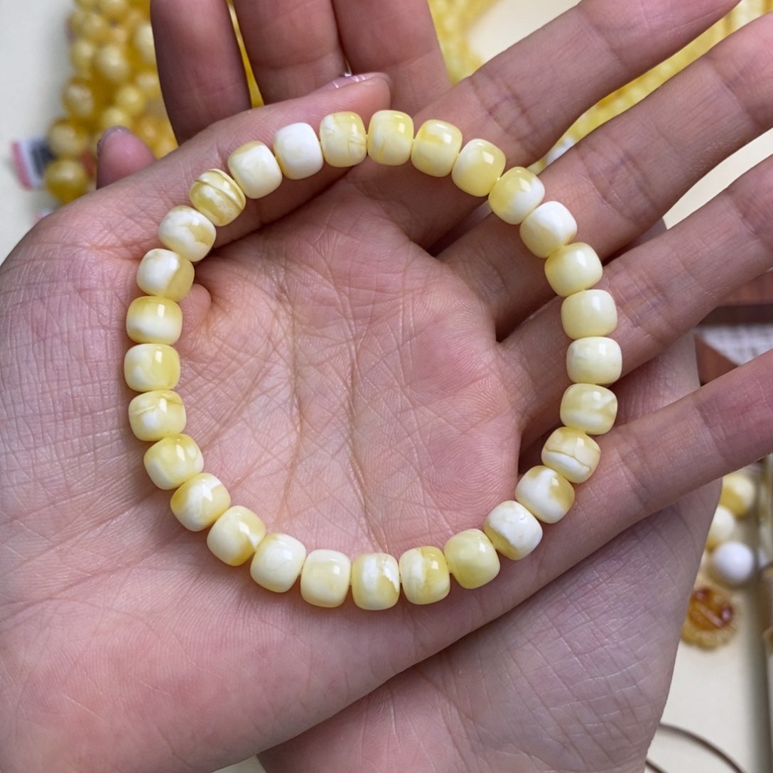 未镶嵌琥珀手串琥珀蜜蜡