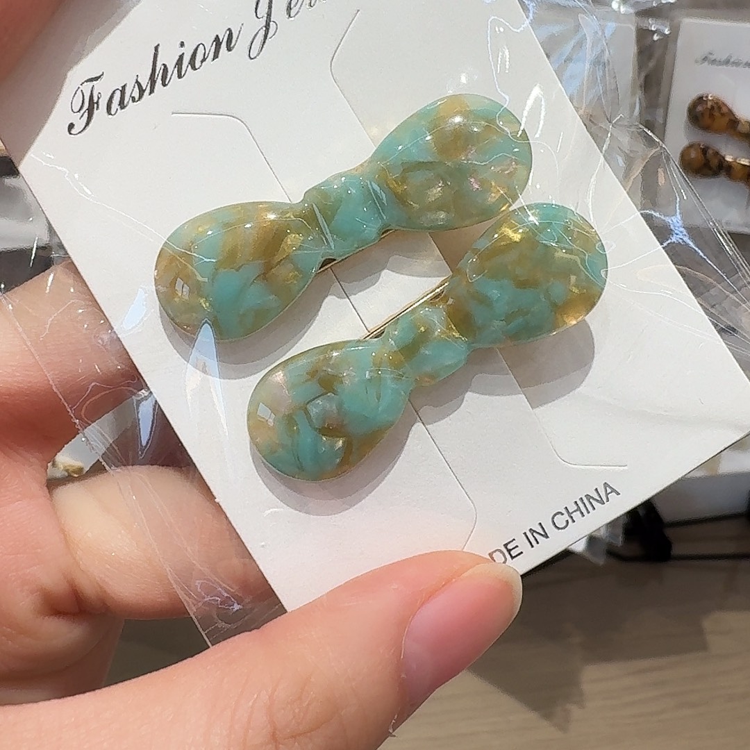 布艺铁合金鸭夹一对