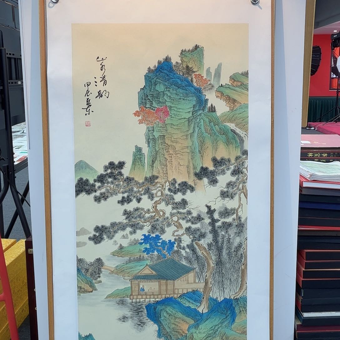 国画多次参加国内外大型