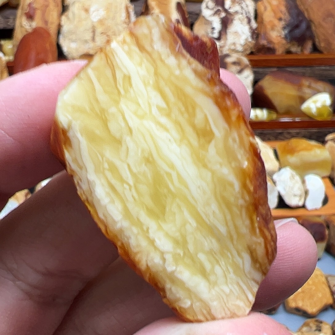 定制琥珀未镶嵌千层雪20➕珠子