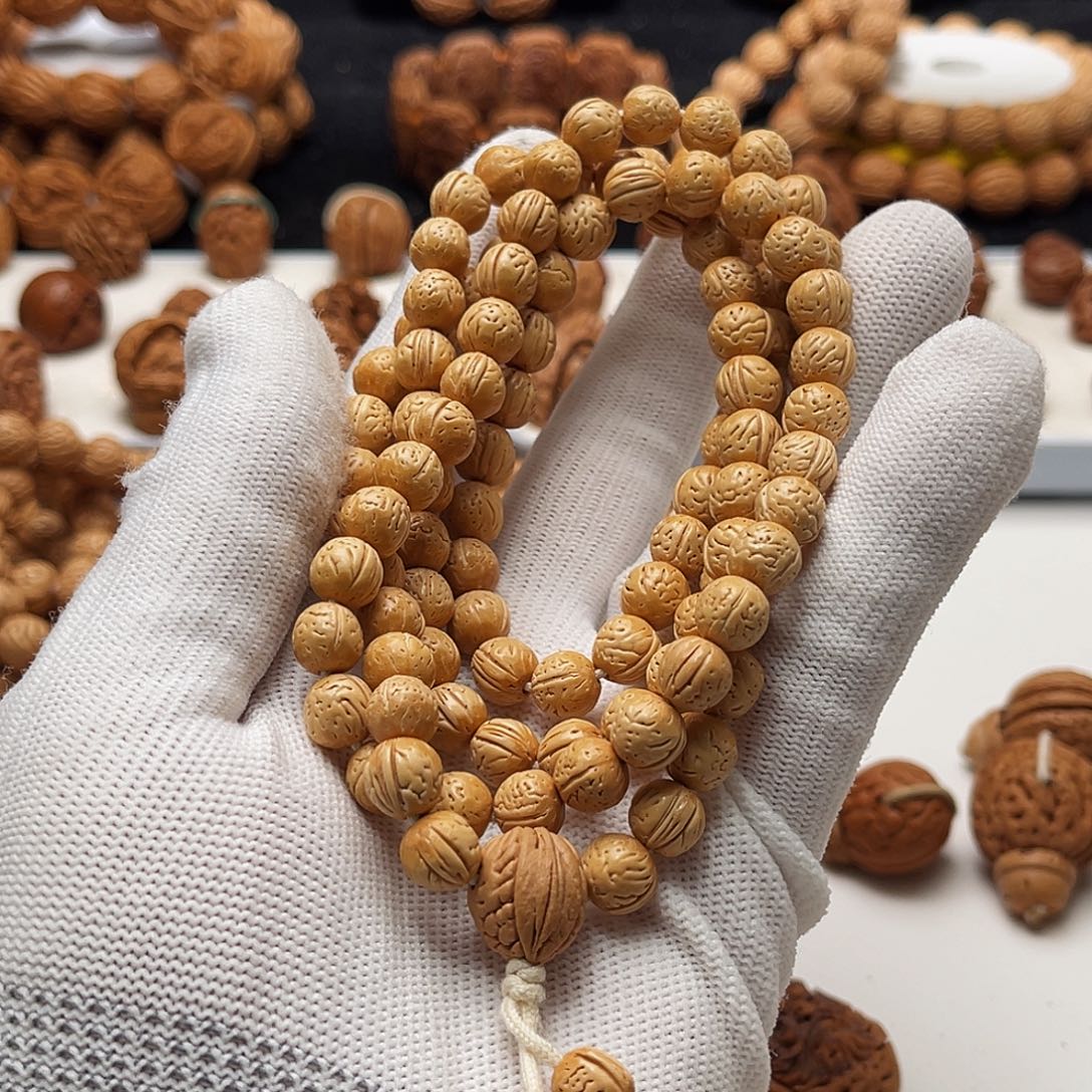 森***核桃手串/手链手工桃核工艺制作