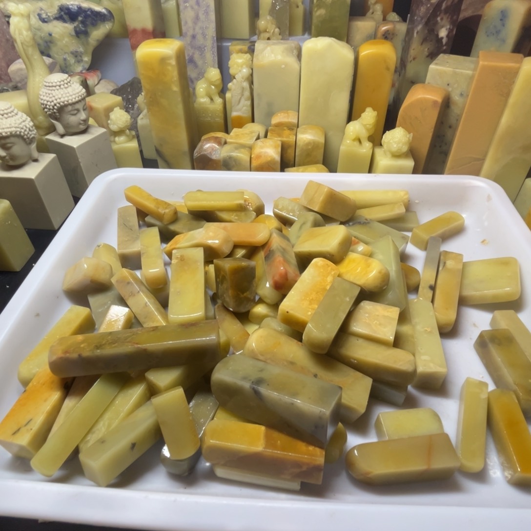 青田石青田天然菜花