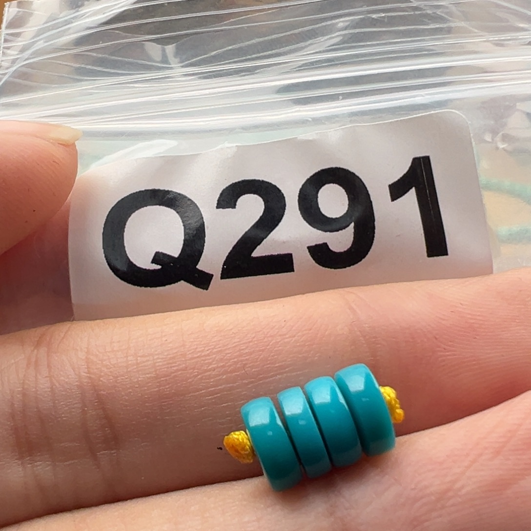 绿松石未镶嵌珠宝奇石卡6.7直切