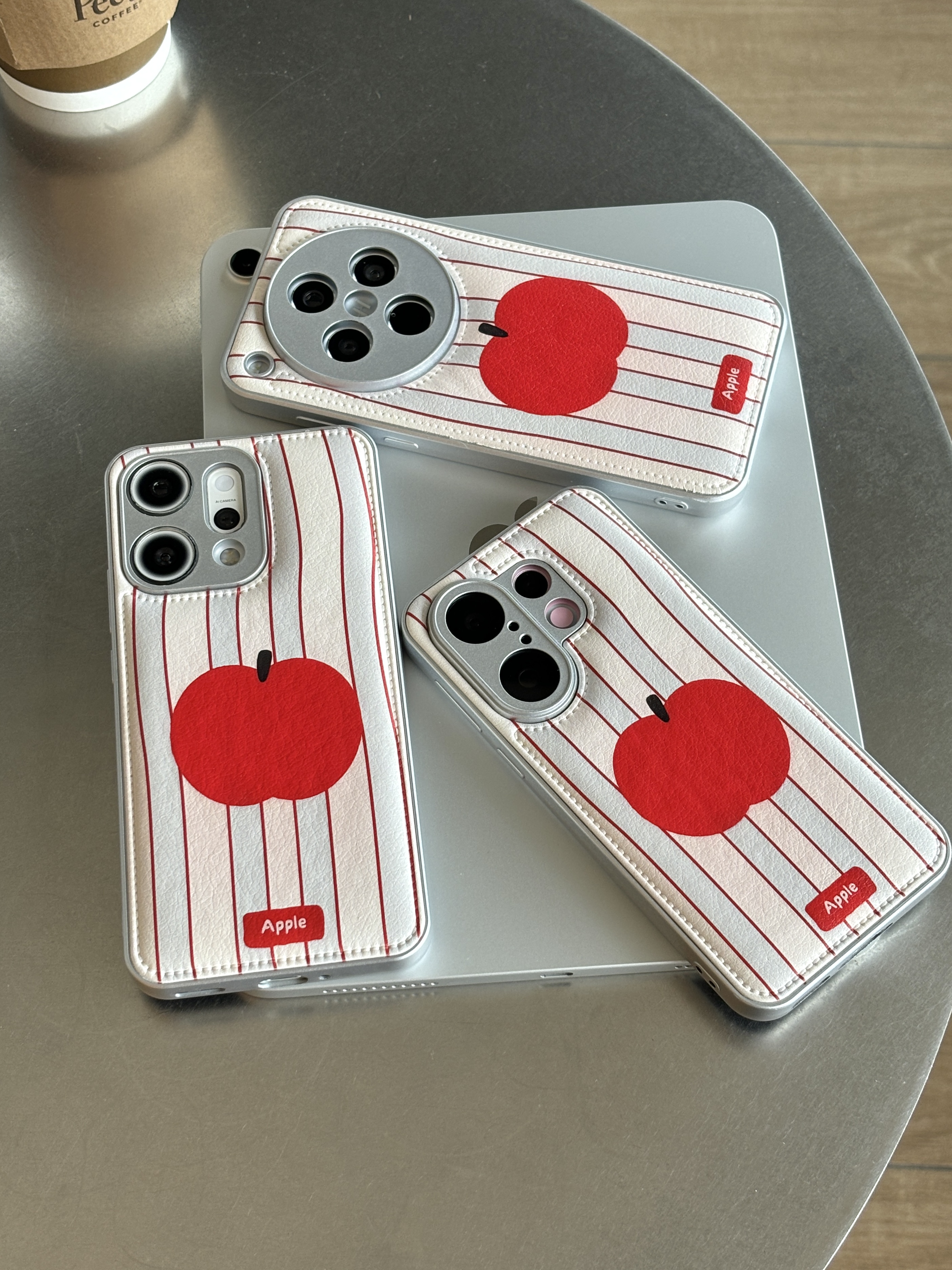 适用于华为荣耀小米17红米vivo30条纹苹果opporeno14可爱手机壳顶