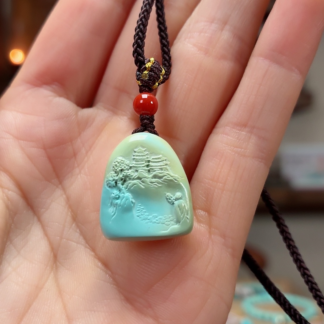 未镶嵌绿松石珠宝奇石