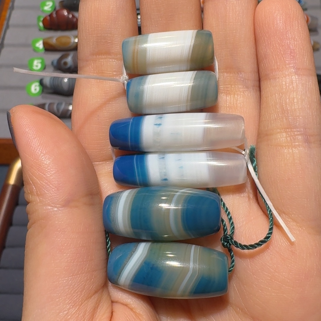早***｡玛瑙/玉髓未镶嵌珠宝半成品