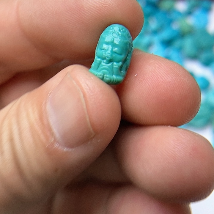 绿松石珠宝奇石未镶嵌