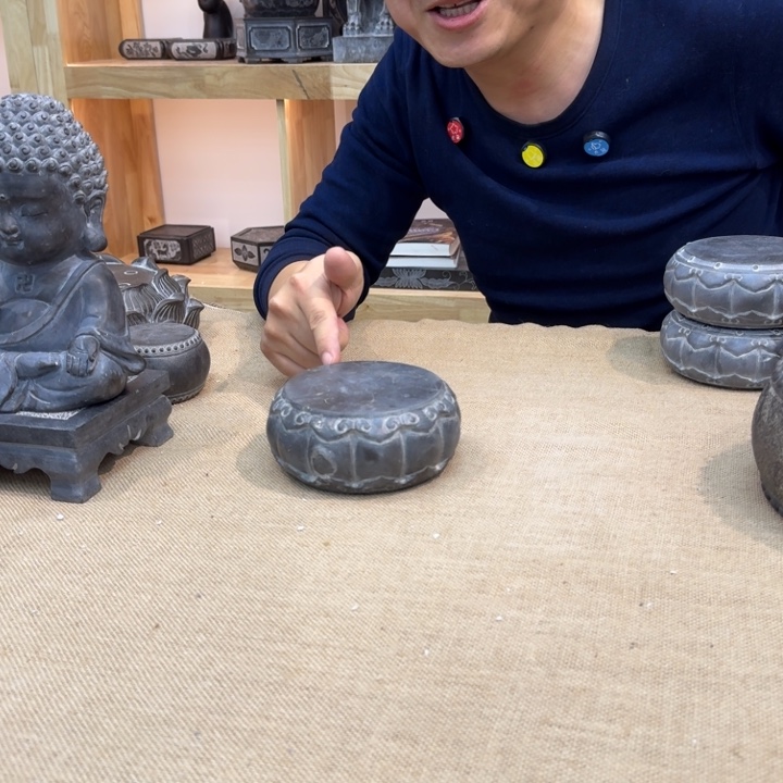 西安石晋錾石雕手工雕刻的摆件