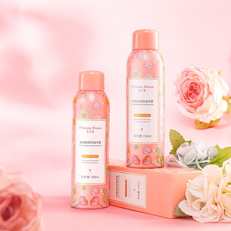 公主家玫瑰焕颜舒缓喷雾补水保湿清透爽肤水