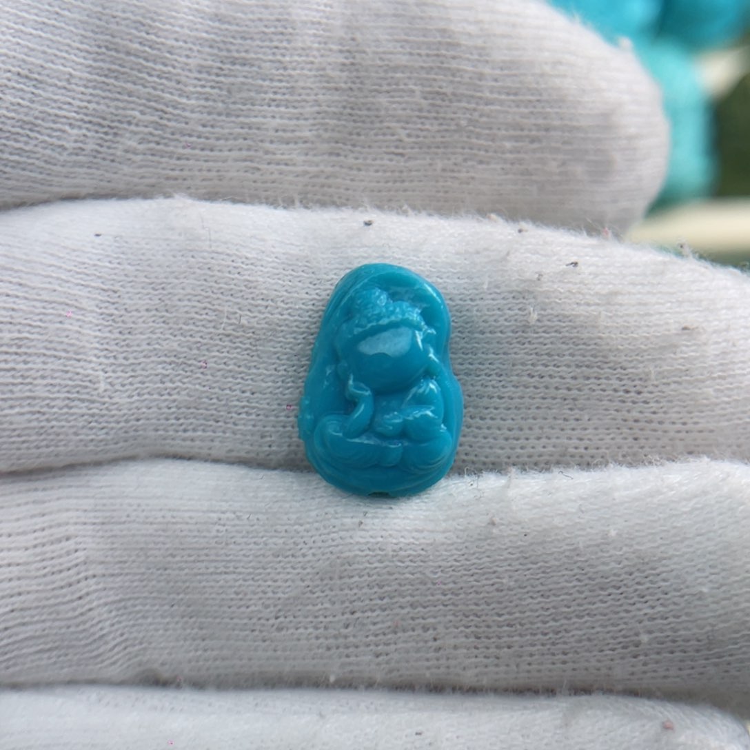 绿松石颈饰未镶嵌卡10.4-14.3-7