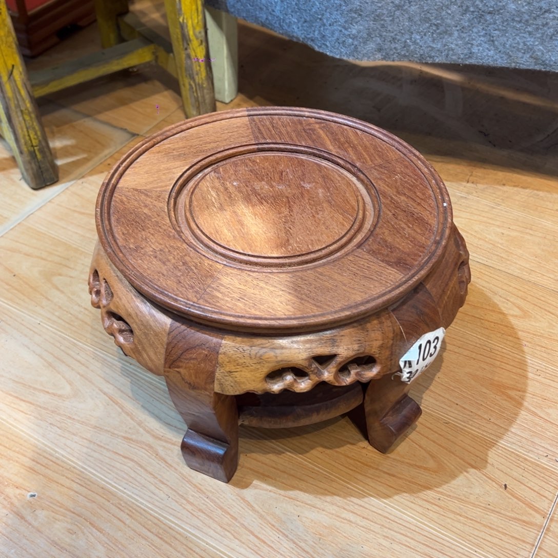 标***哥金丝楠花架摆件摆件