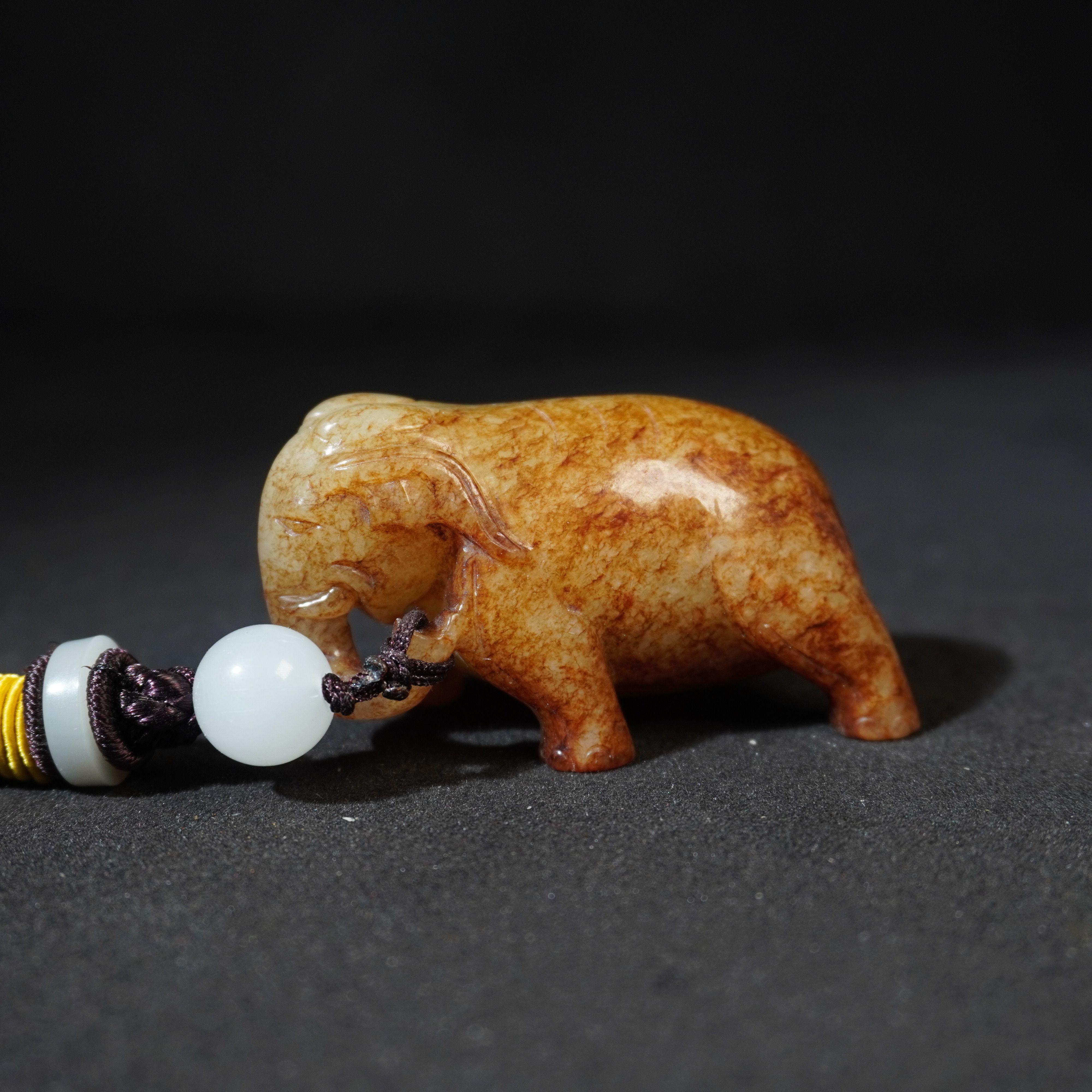 2SZ14 明  和田玉手把件