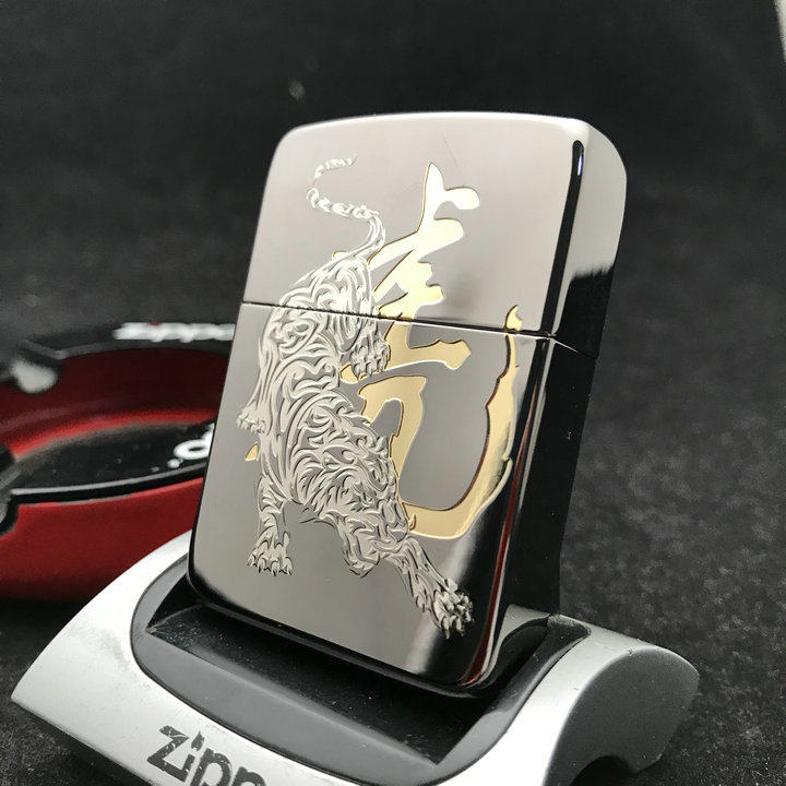 ZIPPO/之宝打火机 正品原装防风虎踞-黑冰ZBT-1-19A复刻41 HBX1H1