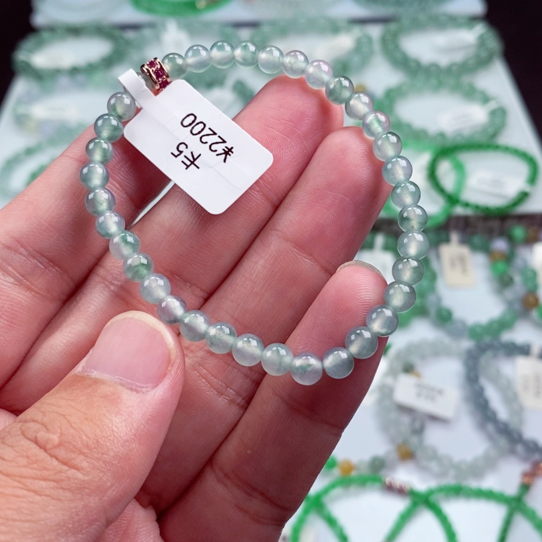 未镶嵌手链翡翠卡5