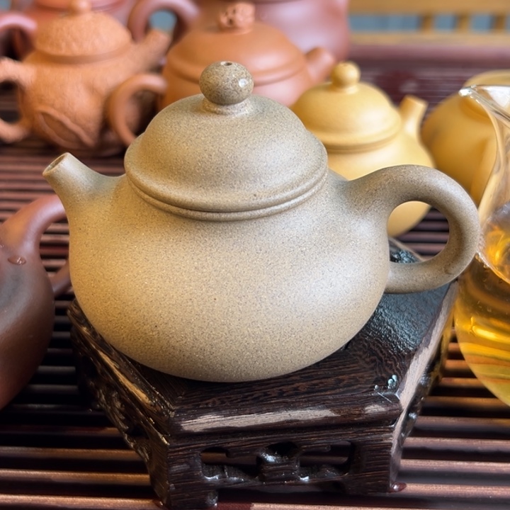 茶案紫砂青段容天180cc