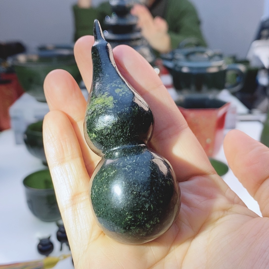 和田玉（青玉）把件未镶嵌