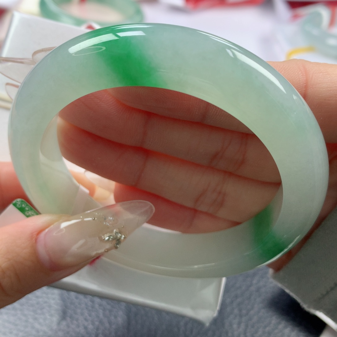 未镶嵌手镯翡翠缅甸天然翡翠A货56