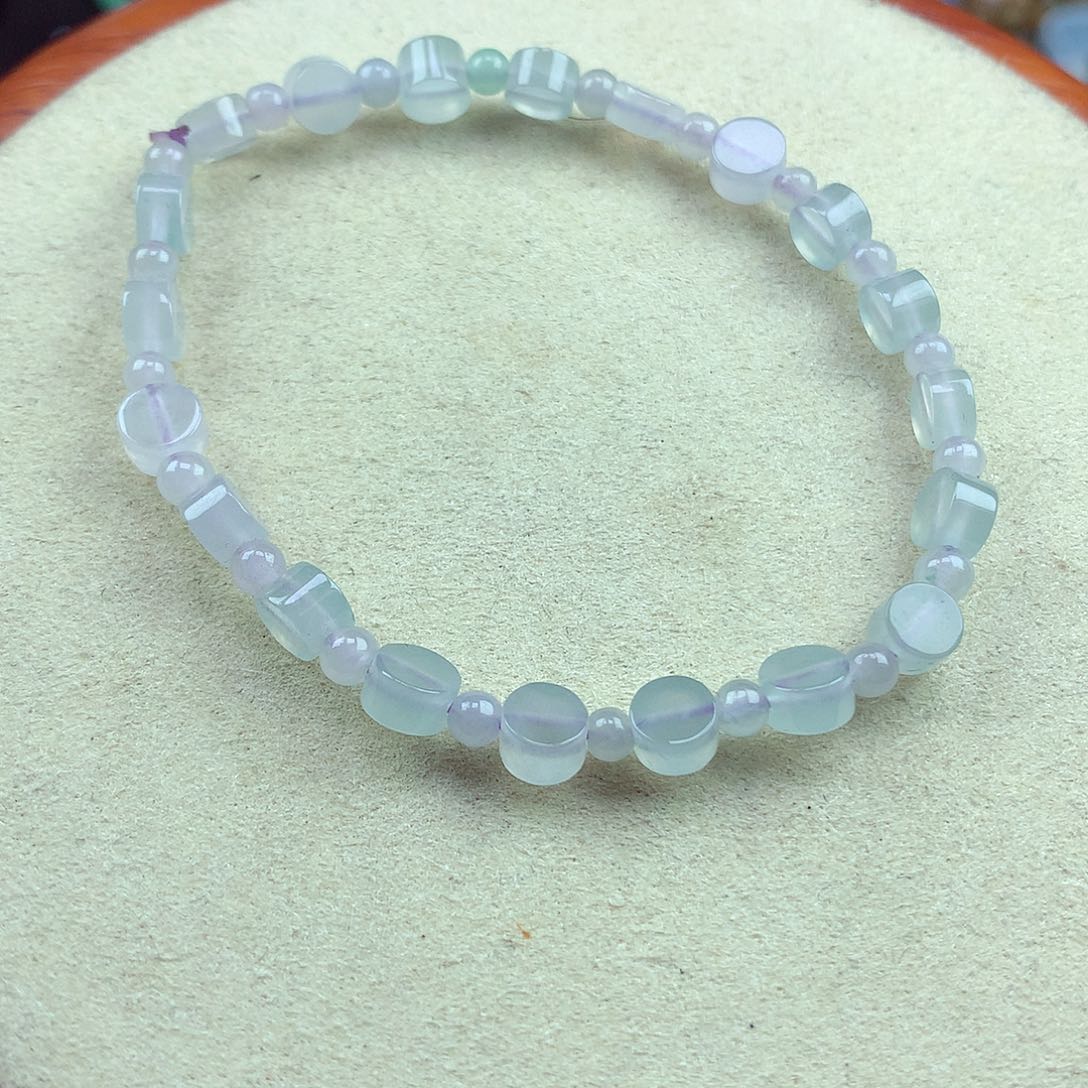 翡翠颈饰14K金镶嵌手串