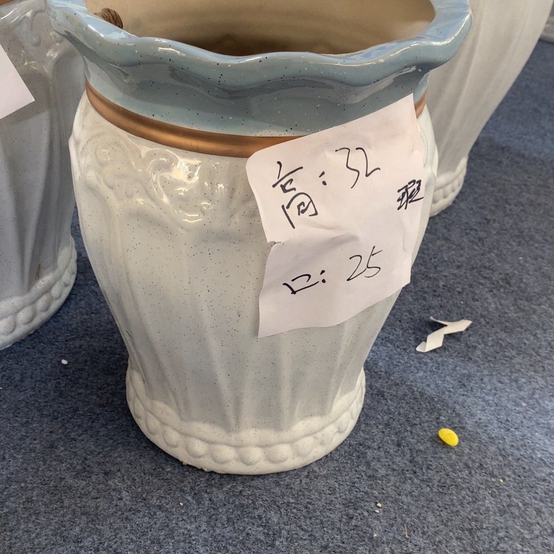 高温陶瓷花盆微瑕
