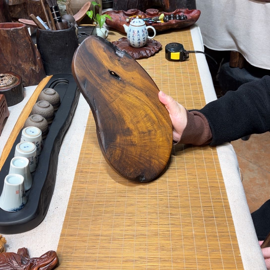 缅甸鸡翅木随形干泡