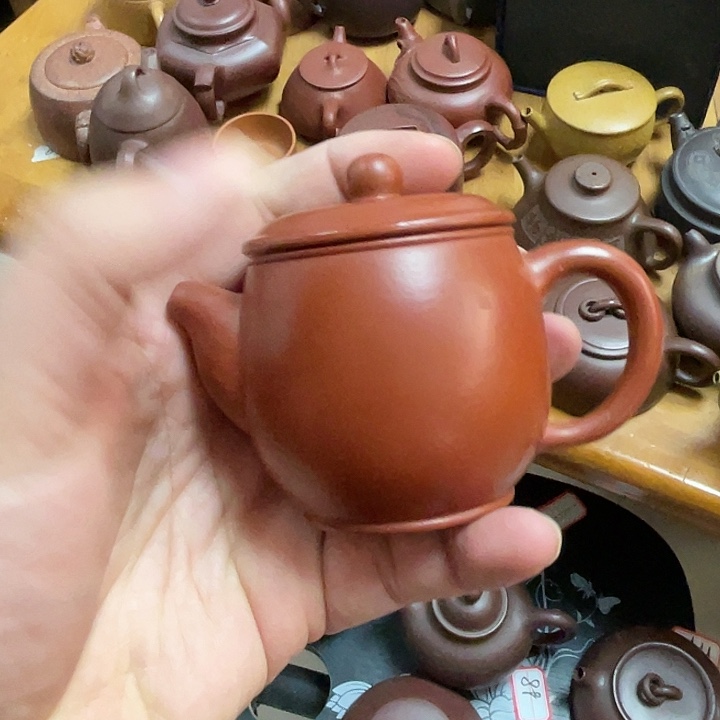 紫砂茶壶微瑕壶汉瓦