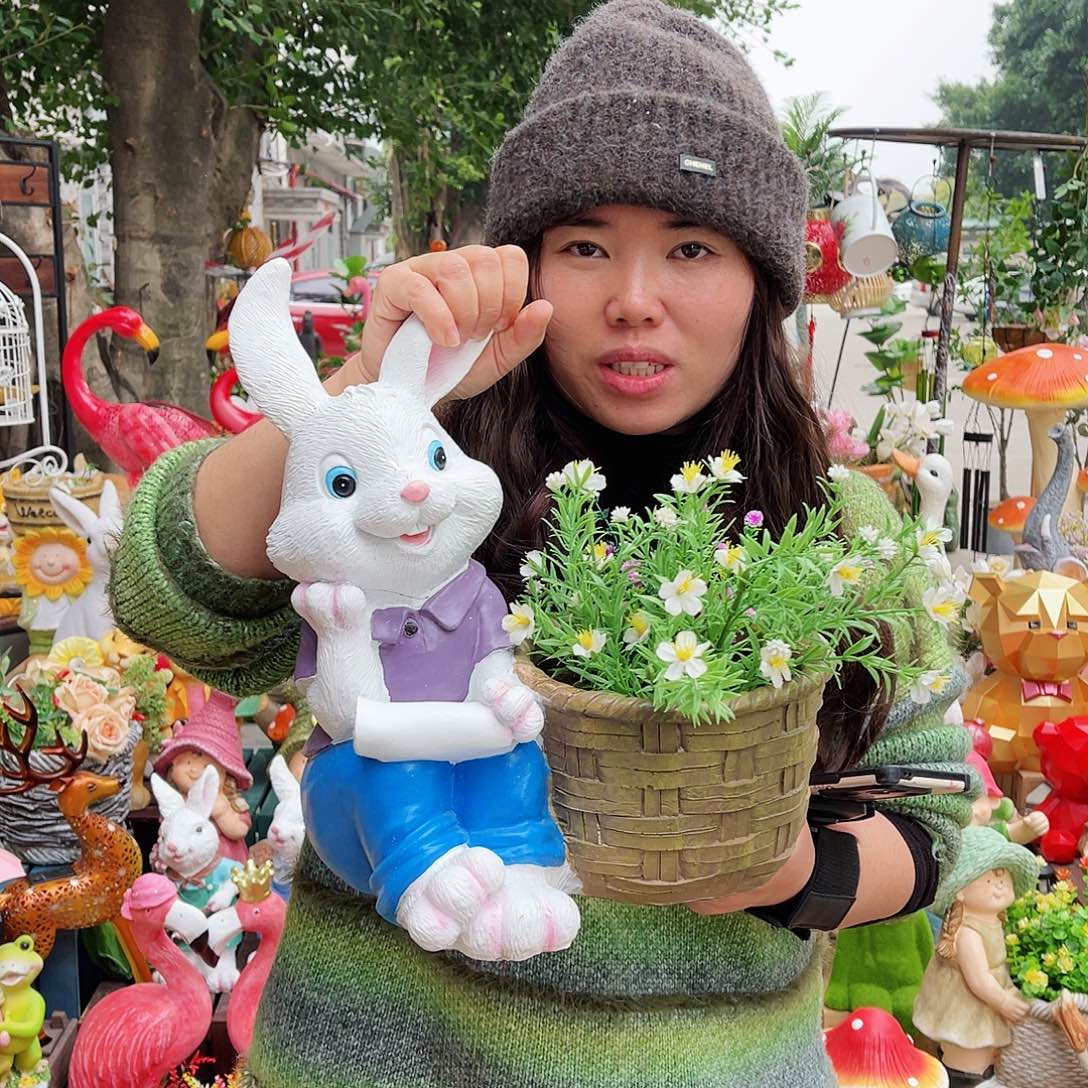 【闪购商品】无铅玻璃花园摆件&000&