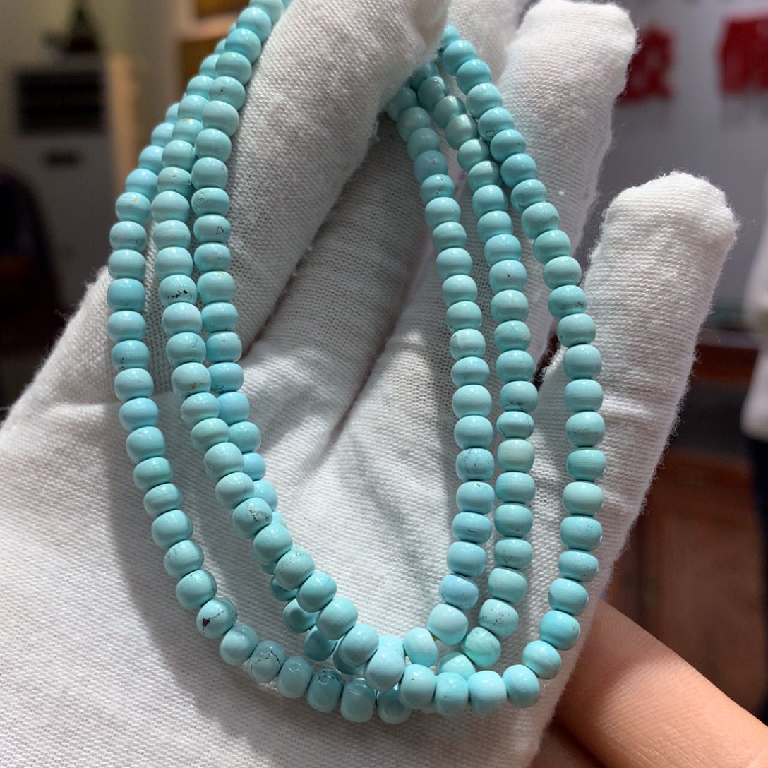 绿松石长链未镶嵌